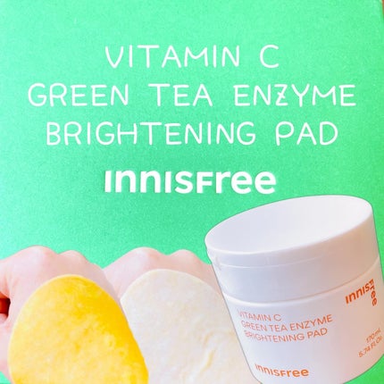 ビタC グリーンティーエンザイム ブライト パッド/innisfree/トナーパッドを使ったクチコミ(1枚目)