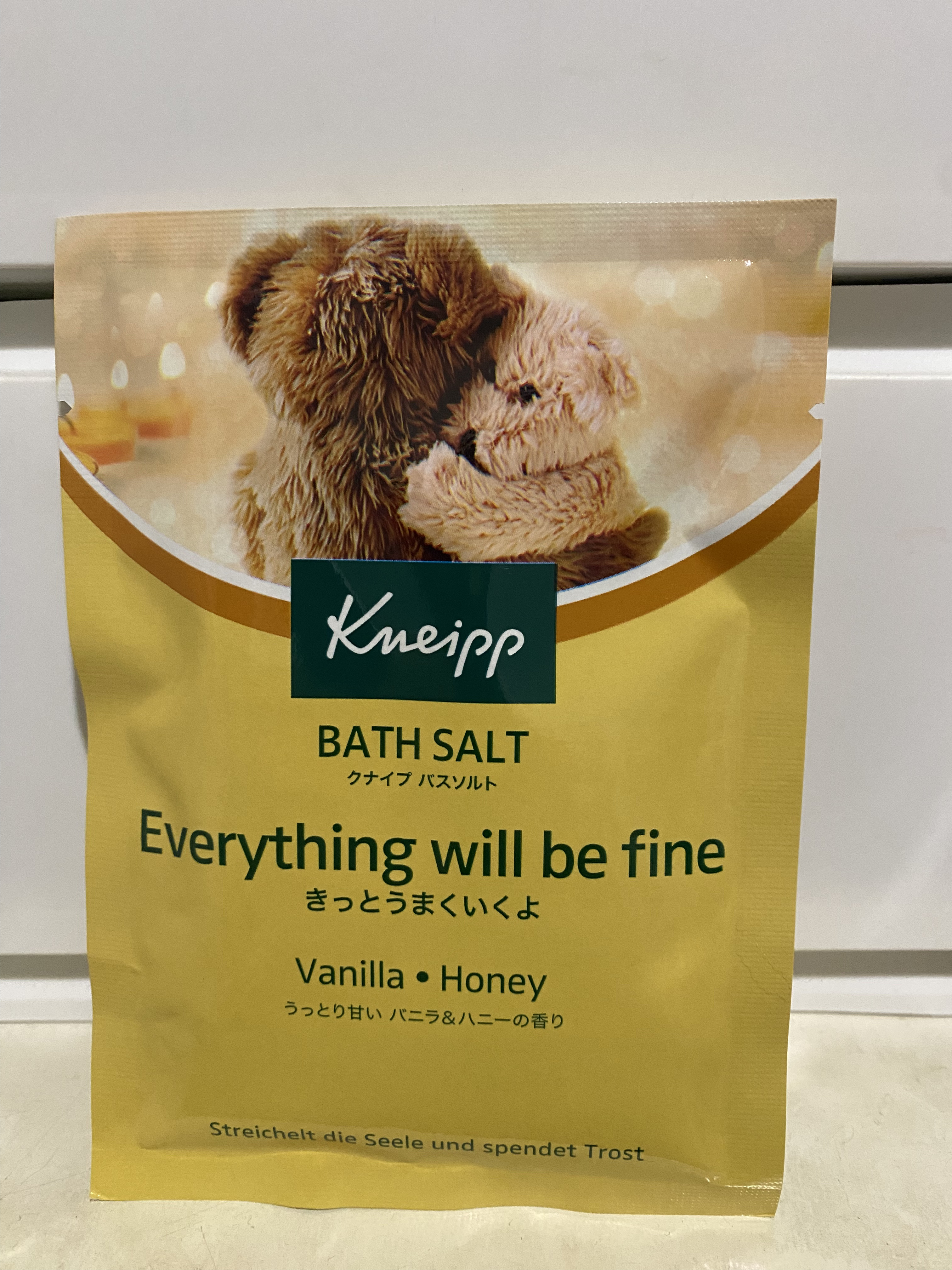 クナイプ バスソルト バニラ＆ハニーの香り/クナイプ/無機塩系入浴剤を使ったクチコミ（1枚目）