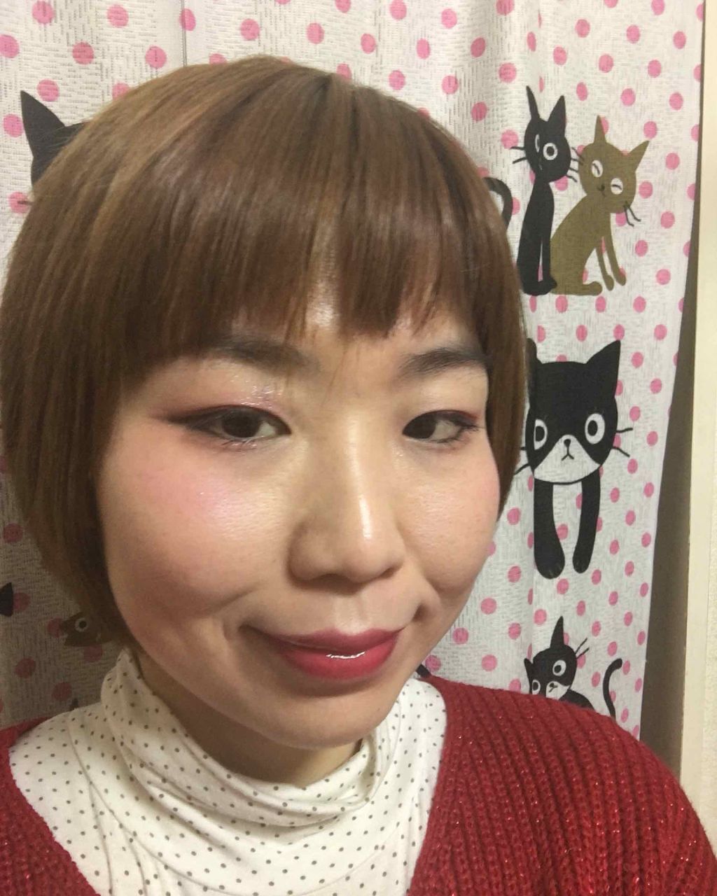 SWEET GLAM TINT GLOW/SECRET KEY/口紅を使ったクチコミ（2枚目）