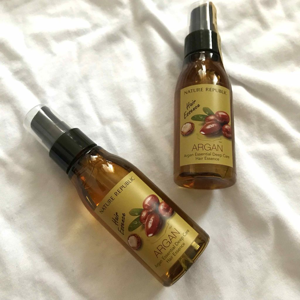アルガンエッセンシャル ヘアオイル/ネイチャーリパブリック/ヘアオイルを使ったクチコミ(1枚目)