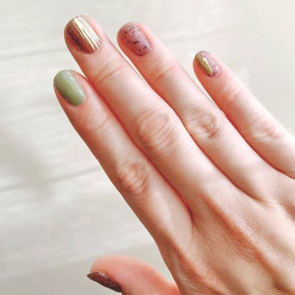 セミキュアジェルネイルシール ハンド用/LYSD’OR/ネイルシールを使ったクチコミ(5枚目)