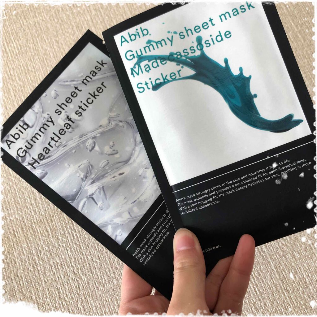 ガムシートマスクパック マデカソサイドステッカー/Abib /シートマスク・パックを使ったクチコミ(1枚目)