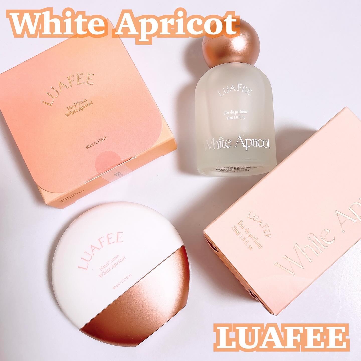 パフュームハンドクリームホワイトアプリコット/LUAFEE/ハンドクリームを使ったクチコミ（1枚目）