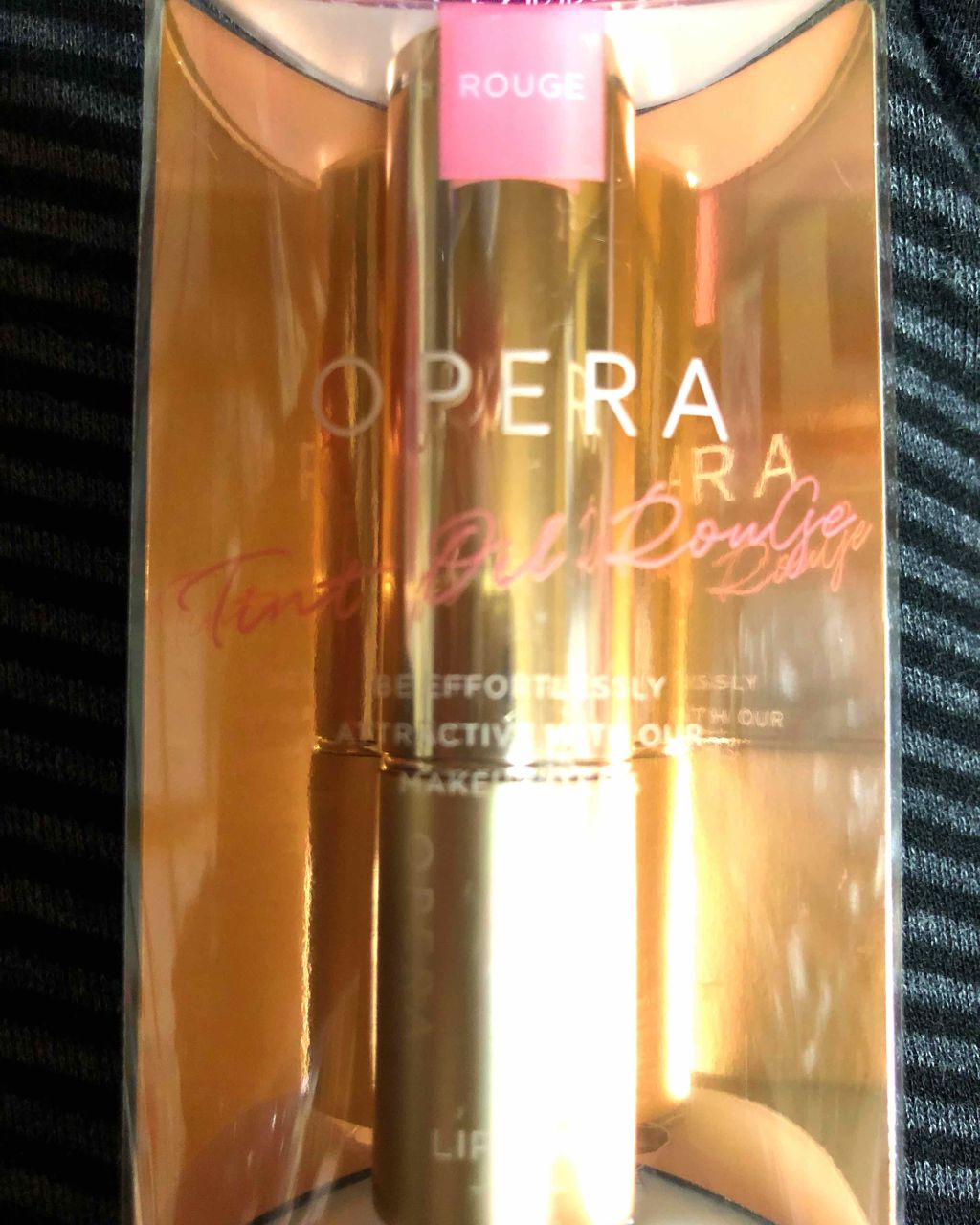 のんちゃん on LIPS 「オペラのリップティント103を買い忘れたので、手持ちのもので似..」(1枚目)