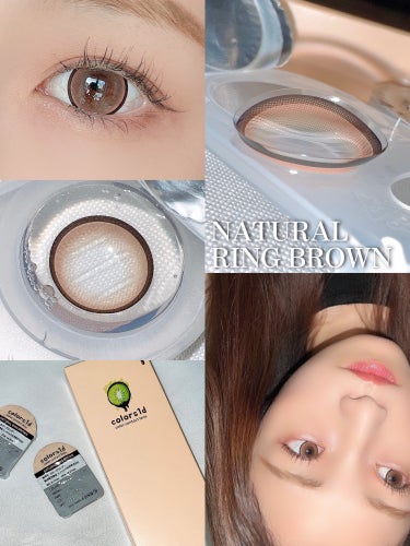 colors1day natural ring brown/colors/ワンデー（１DAY）カラコンを使ったクチコミ（1枚目）