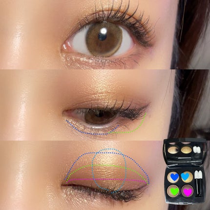 レ キャトル オンブル/CHANEL/アイシャドウパレットを使ったクチコミ(3枚目)