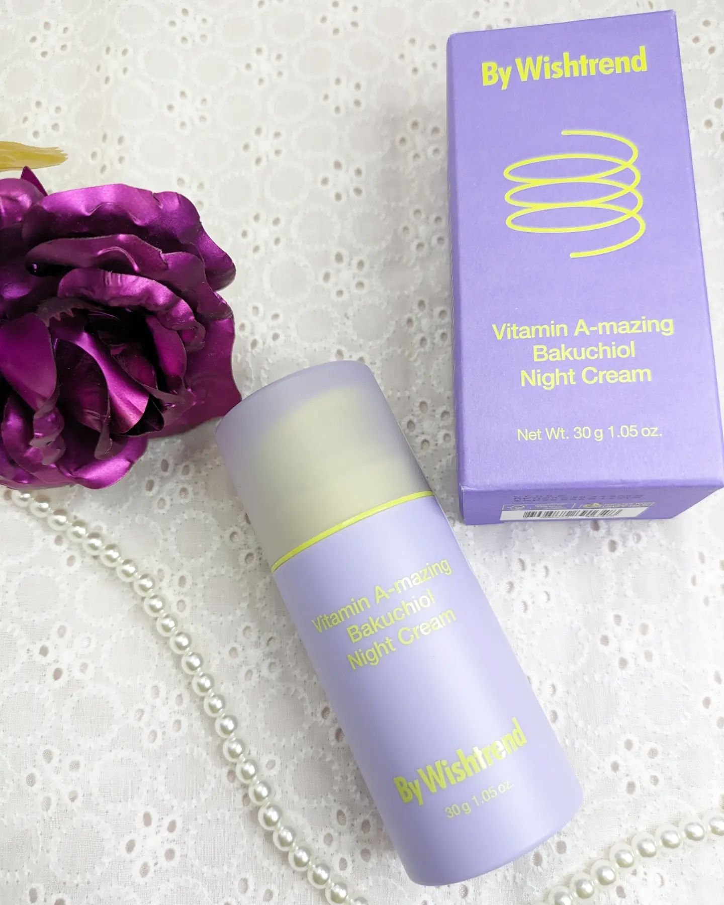 ビタミンA-mazingバクチオールナイトクリーム/By Wishtrend/フェイスクリームを使ったクチコミ（1枚目）