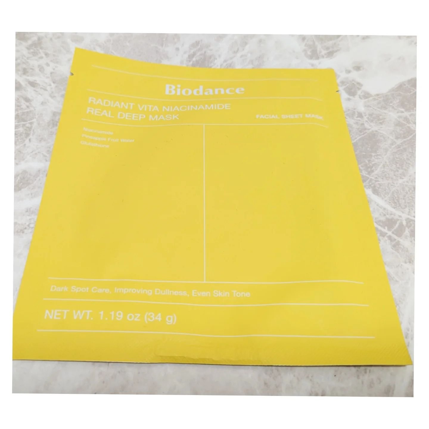 ビタナイアシンアミド リアルディープマスク/Biodance/シートマスク・パックを使ったクチコミ（2枚目）