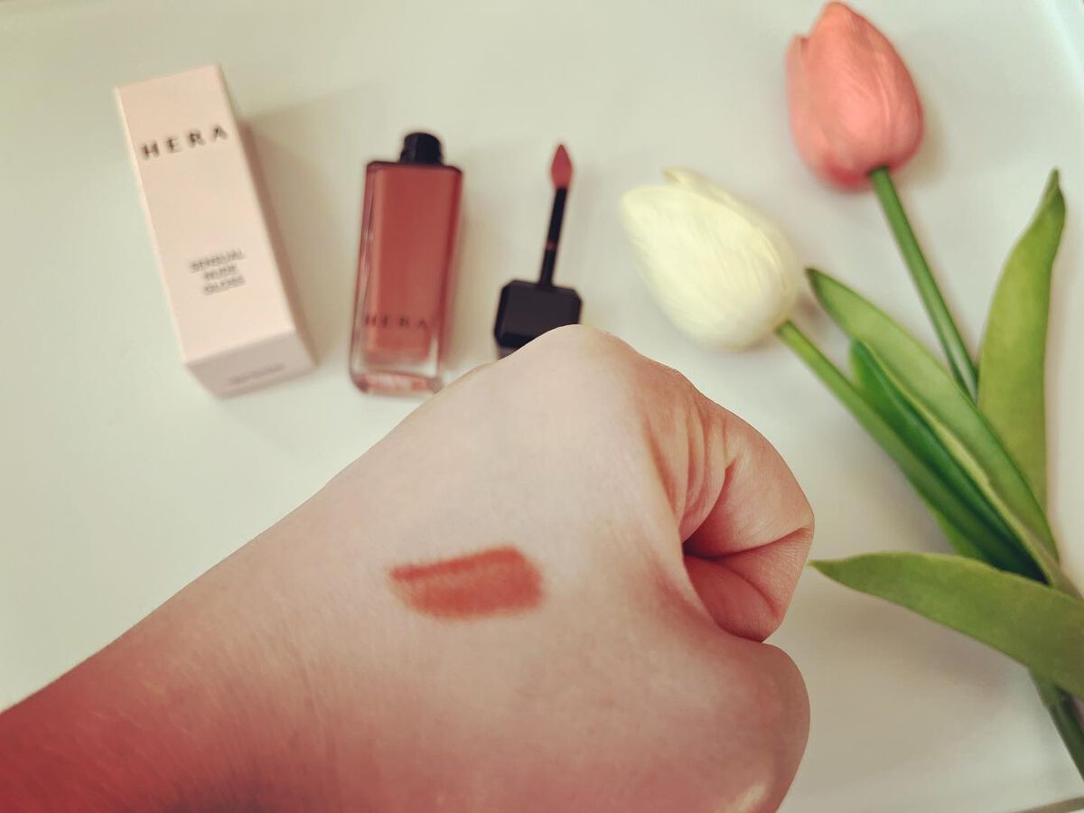 センシュアルヌードグロス/HERA/リップグロスを使ったクチコミ（3枚目）