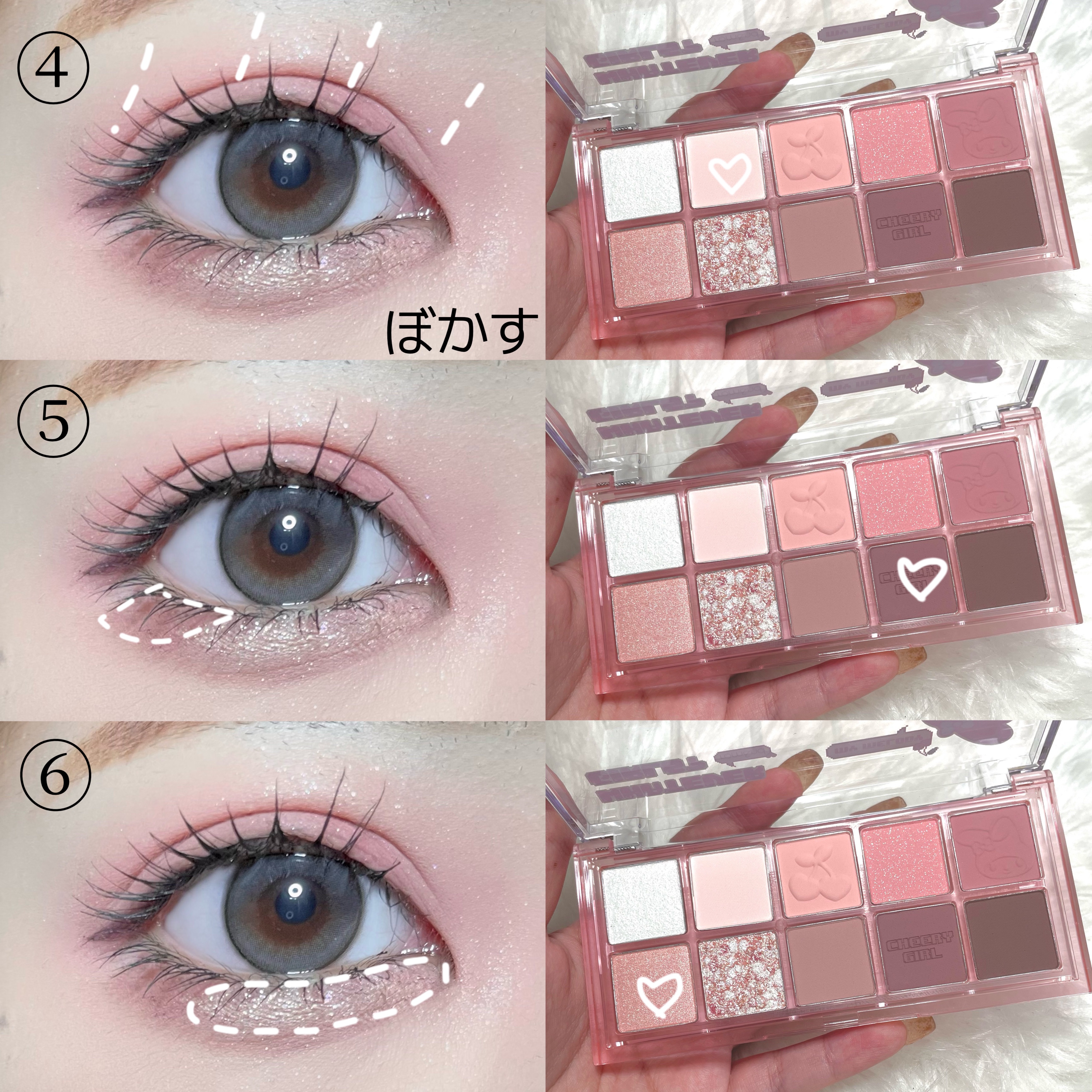 ベターザンパレット/rom&nd/アイシャドウパレットを使ったクチコミ（3枚目）