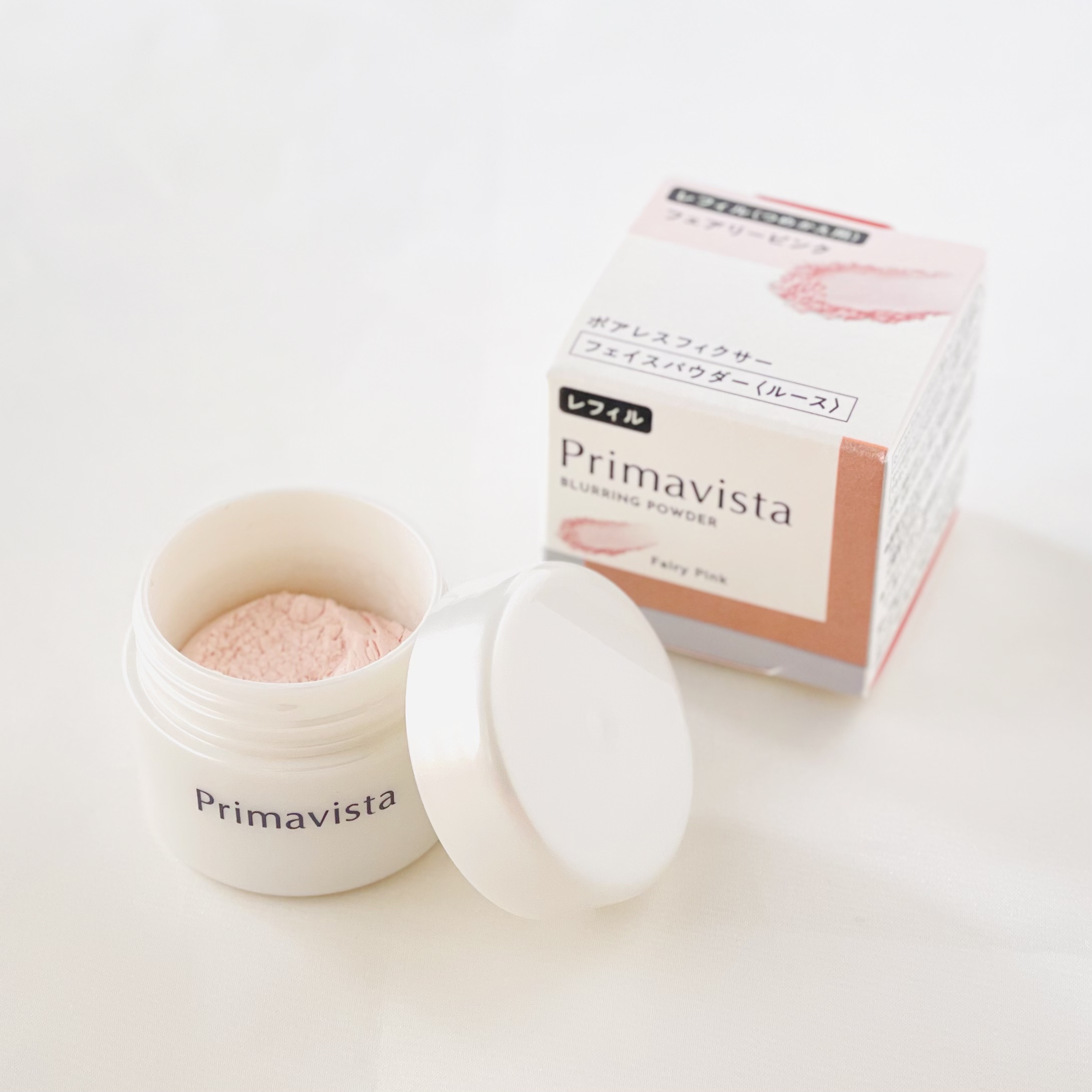 ポアレスフィクサー フェアリーピンク(レフィル)7.5g/プリマヴィスタ/ルースパウダーを使ったクチコミ（1枚目）