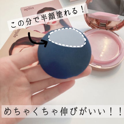 ピンクティーツリーカバークッション/APLIN/クッションファンデーションを使ったクチコミ(2枚目)