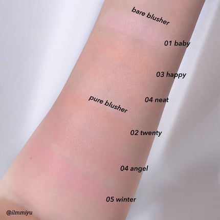 ベアブラッシャー パフ付き/フォレンコス/パウダーチークを使ったクチコミ(2枚目)