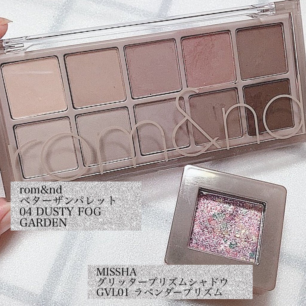グリッタープリズム シャドウ/MISSHA/グリッターを使ったクチコミ(4枚目)