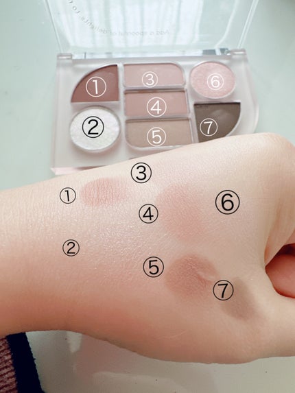 シンプレイン アイパレット/Sim;plain/アイシャドウパレットを使ったクチコミ(4枚目)