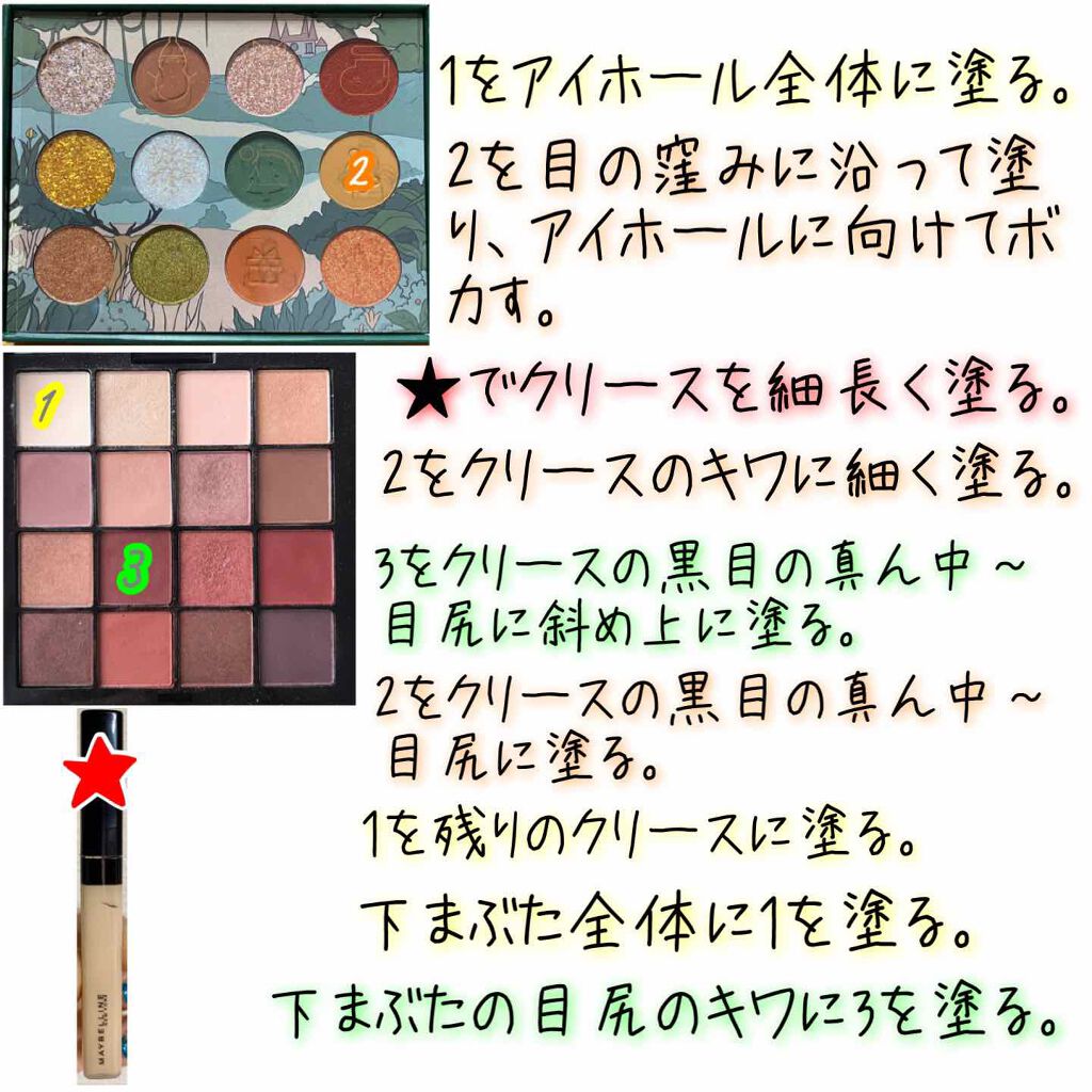 UT シャドウ パレット/NYX Professional Makeup/アイシャドウパレットを使ったクチコミ（2枚目）