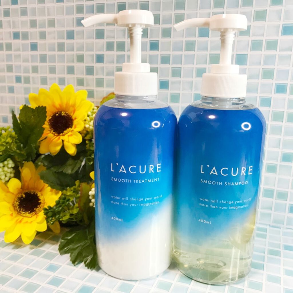 スムースシャンプー／スムーストリートメント シャンプー/L'ACURE/市販シャンプーを使ったクチコミ（1枚目）
