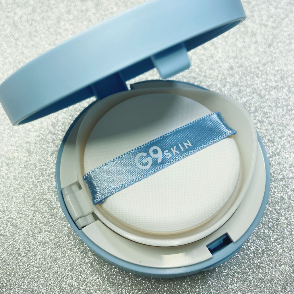 WHITE +UV CUSHION CREAM #COOL/G9SKIN/日焼け止めクリームを使ったクチコミ（3枚目）