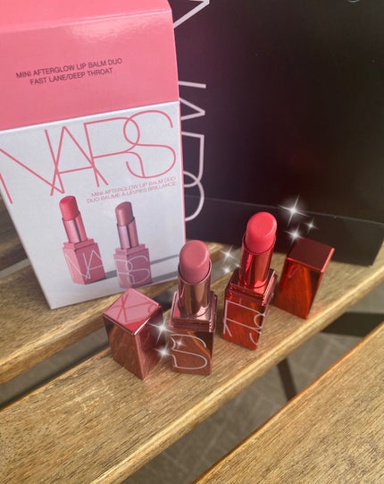 アフターグロー リップバーム デュオ/NARS/リップバームを使ったクチコミ(1枚目)