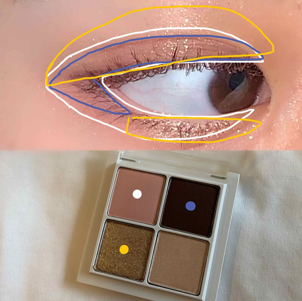 THE アイパレR/b idol/アイシャドウパレットを使ったクチコミ（2枚目）