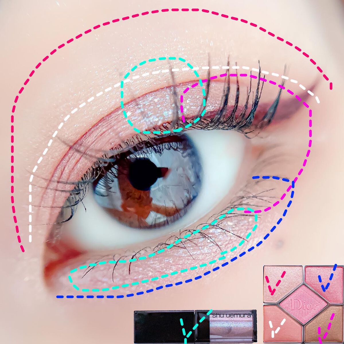 【旧】サンク クルール クチュール/Dior/アイシャドウパレットを使ったクチコミ（2枚目）