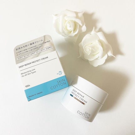 スキンコットン スキンコットン 濃厚リペア プロテクトローション のクチコミ「『スキンコットン 濃厚リペアプロテクトクリーム』
.
100g
.
濃密美容成分で、ゆらぎ肌を.....」(1枚目)