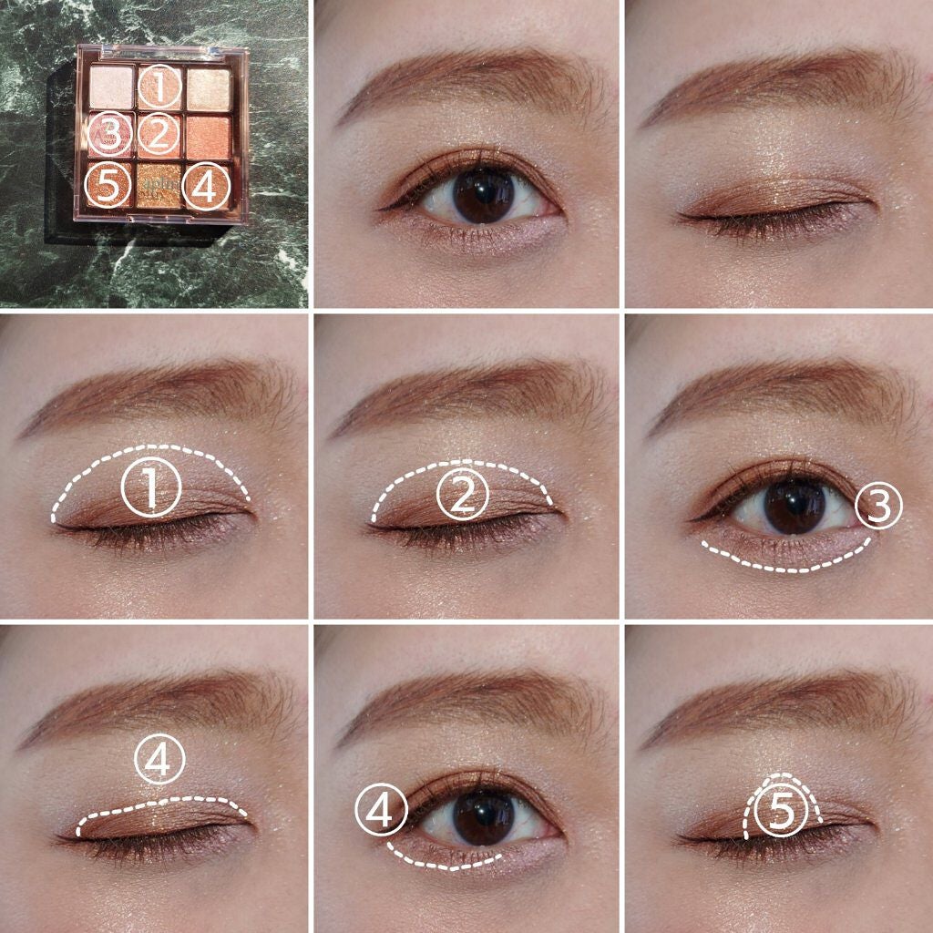 ワンピックアイシャドウパレット/APLIN/アイシャドウパレットを使ったクチコミ(4枚目)