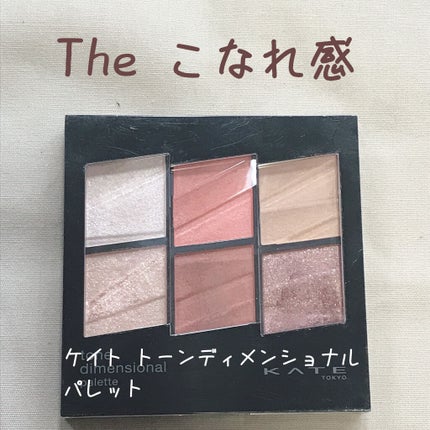 トーンディメンショナルパレット/KATE/メイクアップキットを使ったクチコミ(1枚目)