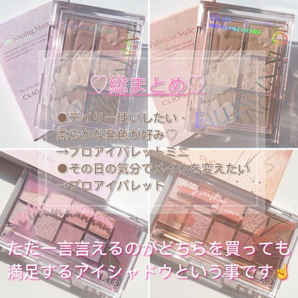 プロ アイ パレット/CLIO/アイシャドウパレットを使ったクチコミ(10枚目)
