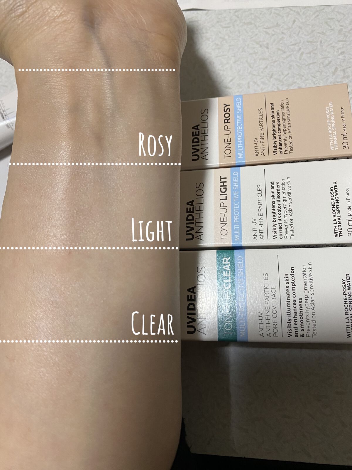 UVイデア XL プロテクショントーンアップ/ラ ロッシュ ポゼ/日焼け止めクリームを使ったクチコミ（3枚目）