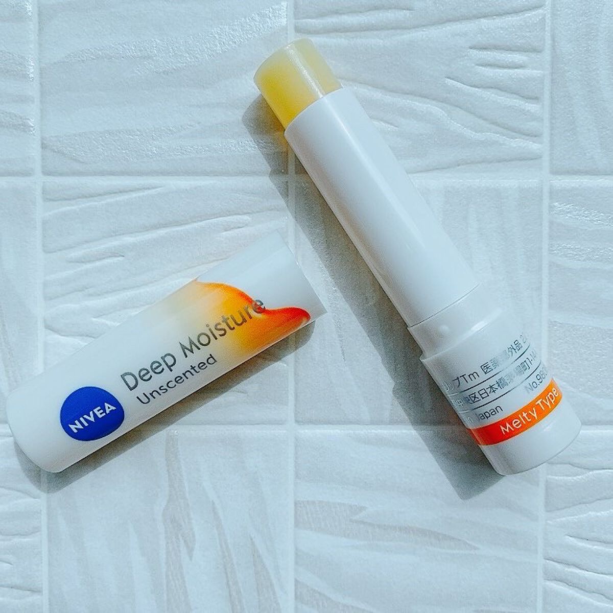 ニベア ディープモイスチャーリップ メルティタイプ/ニベア/リップクリームを使ったクチコミ（2枚目）