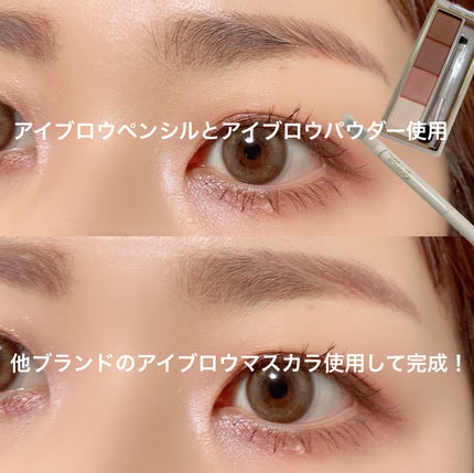 カラーエディットパウダーブロウ/excel/パウダーアイブロウを使ったクチコミ(2枚目)