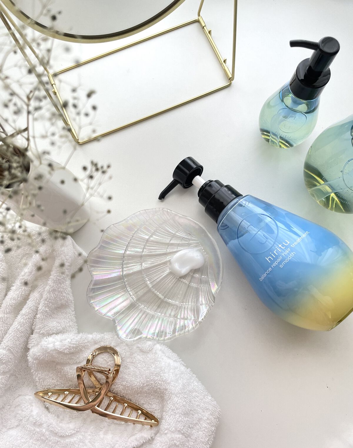 バランスリペア シャンプー/ヘアトリートメント スムース/hiritu/市販シャンプーを使ったクチコミ（3枚目）