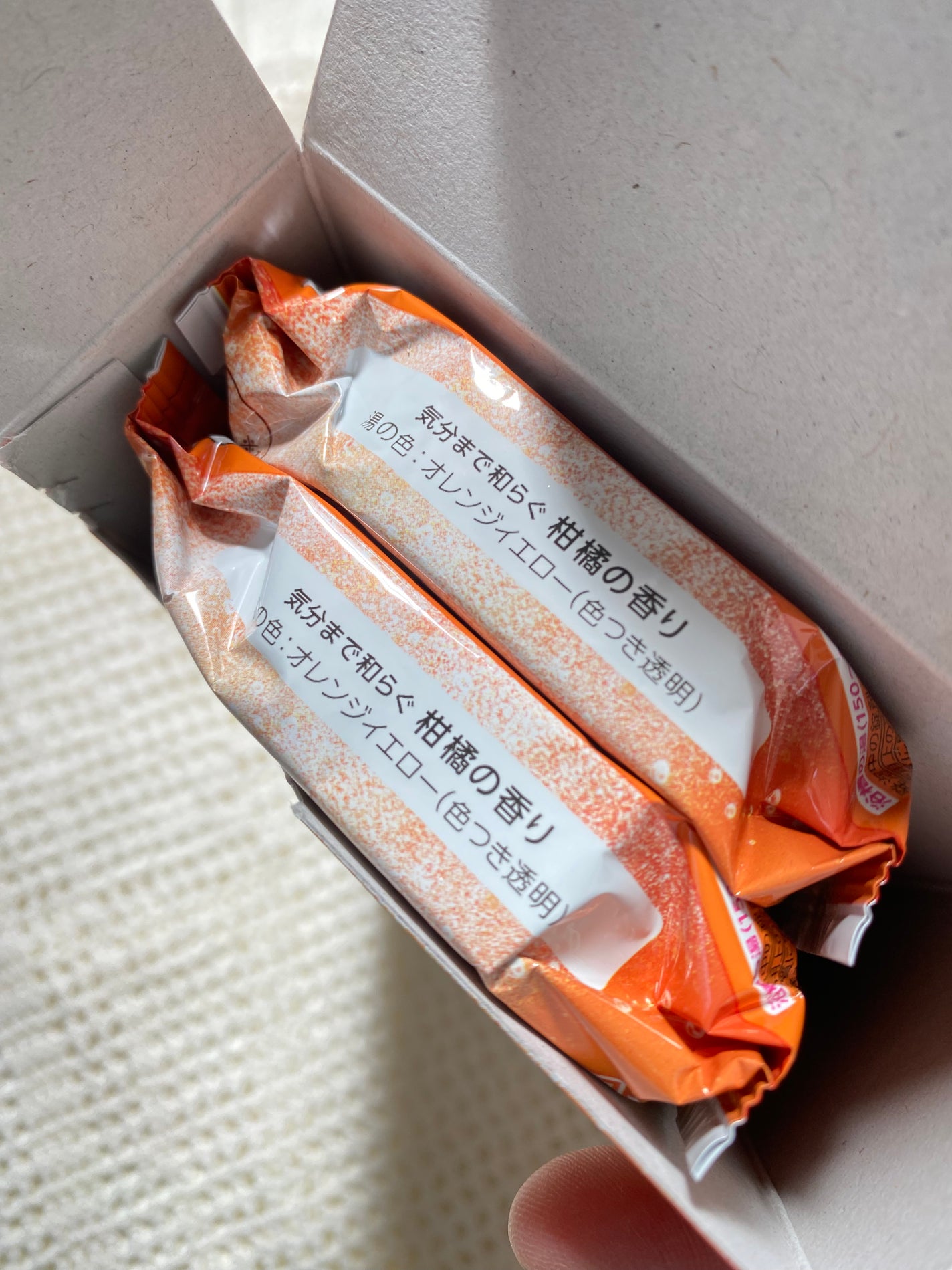 メディキュア 柑橘の香り【医薬部外品】/バブ/炭酸系入浴剤を使ったクチコミ(6枚目)