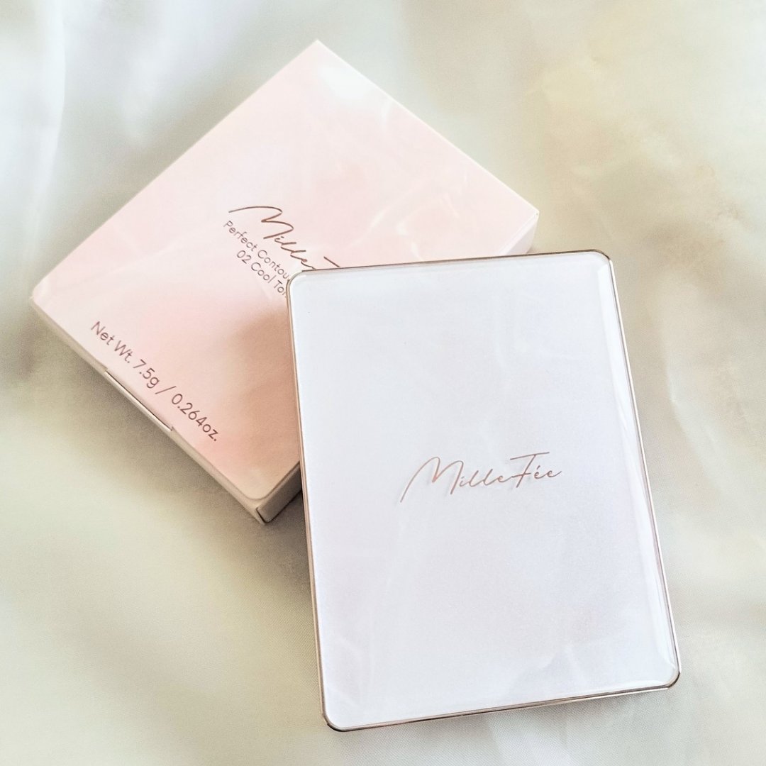 チート顔コントゥアパレット/MilleFée/パウダーハイライトを使ったクチコミ（3枚目）