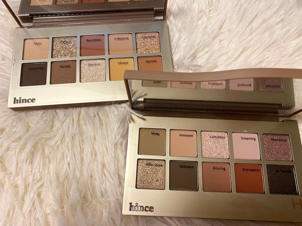 ニューデップスアイシャドウパレット/hince/アイシャドウパレットを使ったクチコミ(1枚目)