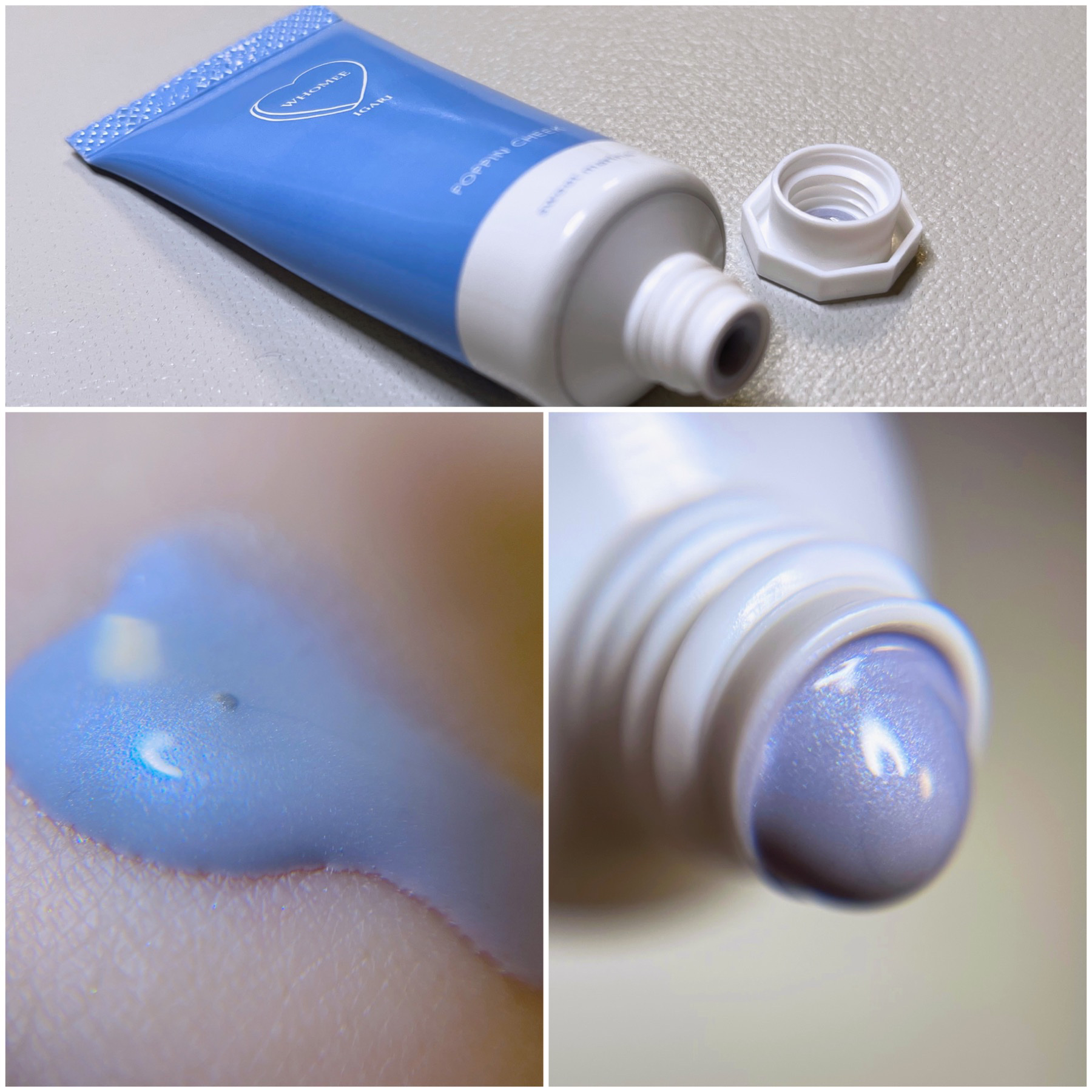 ポッピンチーク スウィートマリン/WHOMEE/ジェル・クリームチークを使ったクチコミ（3枚目）