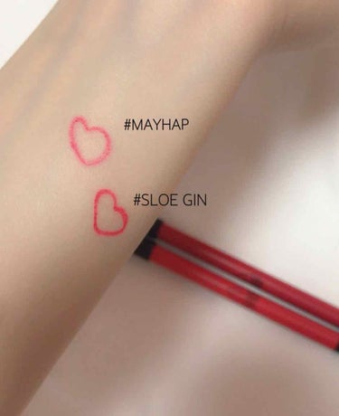 3CE ドローイングリップペン のクチコミ「韓国コスメ3CE drawing lip pen💄✨
#MAYHAP  #SLOEGIN 

.....」（2枚目）