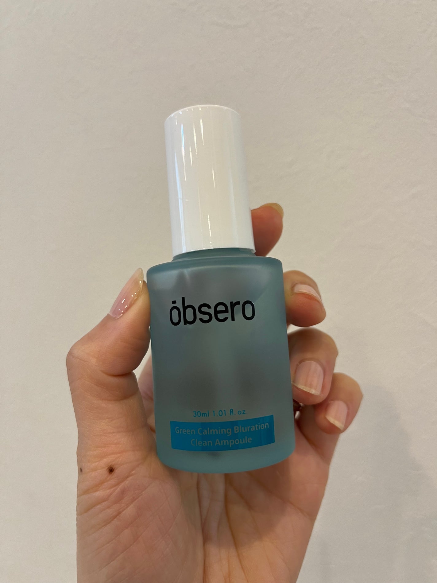 グリーンカーミングブルーレーションクリーンアンプル/obsero/美容液を使ったクチコミ(4枚目)