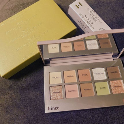 ニューデップスアイシャドウパレット/hince/アイシャドウパレットを使ったクチコミ(2枚目)