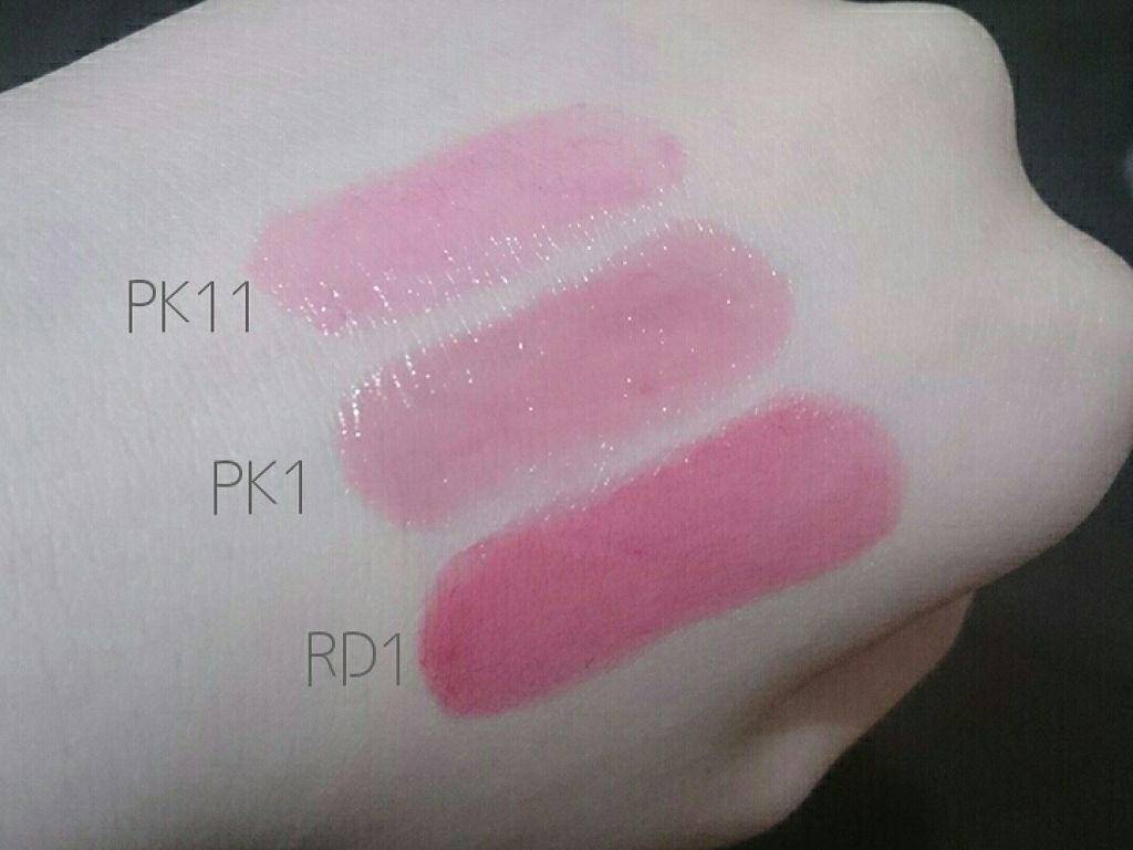 ラスティンググロスリップ/CEZANNE/口紅を使ったクチコミ(2枚目)