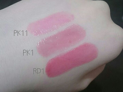 ラスティンググロスリップ/CEZANNE/口紅を使ったクチコミ(2枚目)