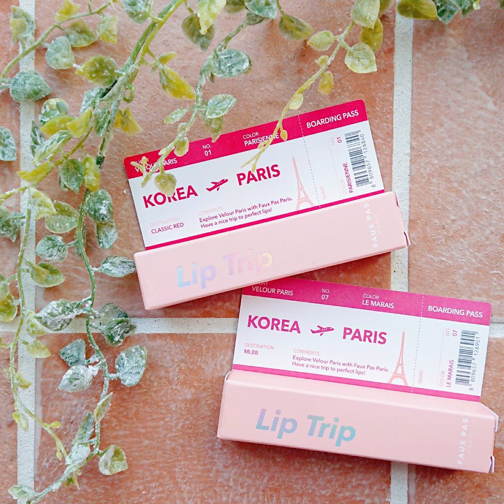 リップトリップベロアパリ/FAUX PAS PARIS/口紅を使ったクチコミ(1枚目)