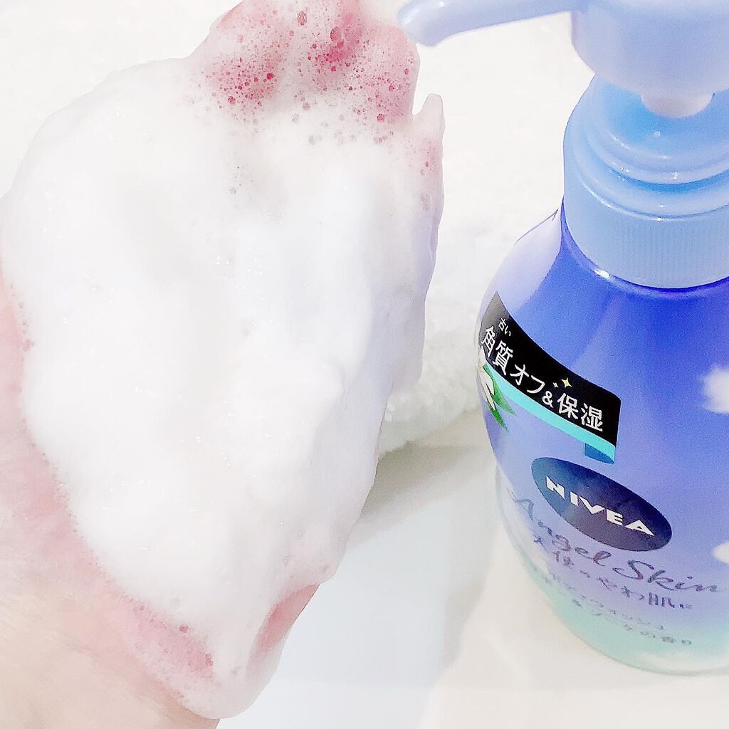 エンジェルスキン ボディウォッシュ サボン&ブーケの香り/ニベア/ボディソープを使ったクチコミ(4枚目)