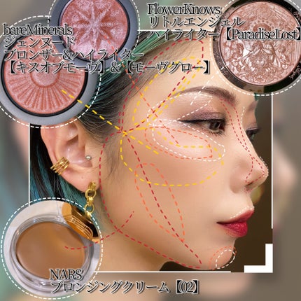 ラグナ ブロンジングクリーム /NARS/ジェル・クリームチークを使ったクチコミ(2枚目)