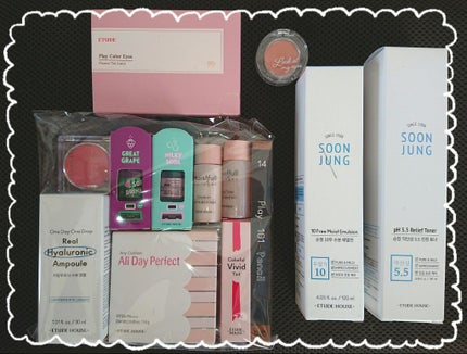 福袋2021/ETUDE/メイクアップキットを使ったクチコミ(1枚目)