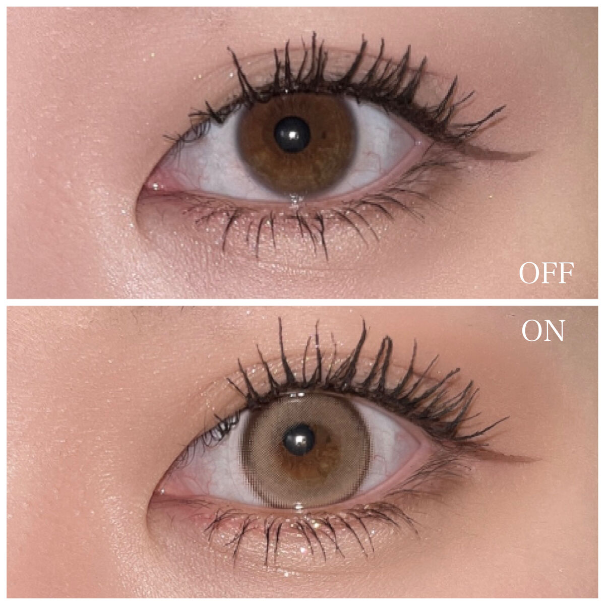 chuuLENS Milk&Tea 1day/chuu LENS/ワンデー（１DAY）カラコンを使ったクチコミ（3枚目）