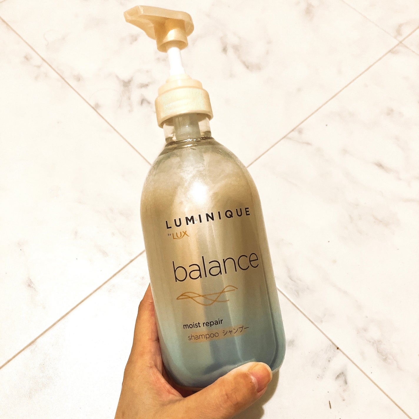 ルミニーク バランス モイストリペア シャンプー/トリートメント/LUX/市販シャンプーを使ったクチコミ(1枚目)