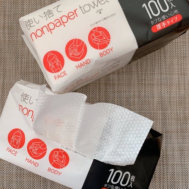 使い捨て nonpaper towel (厚手タイプ)/ISDG 医食同源ドットコム/ティッシュを使ったクチコミ（1枚目）