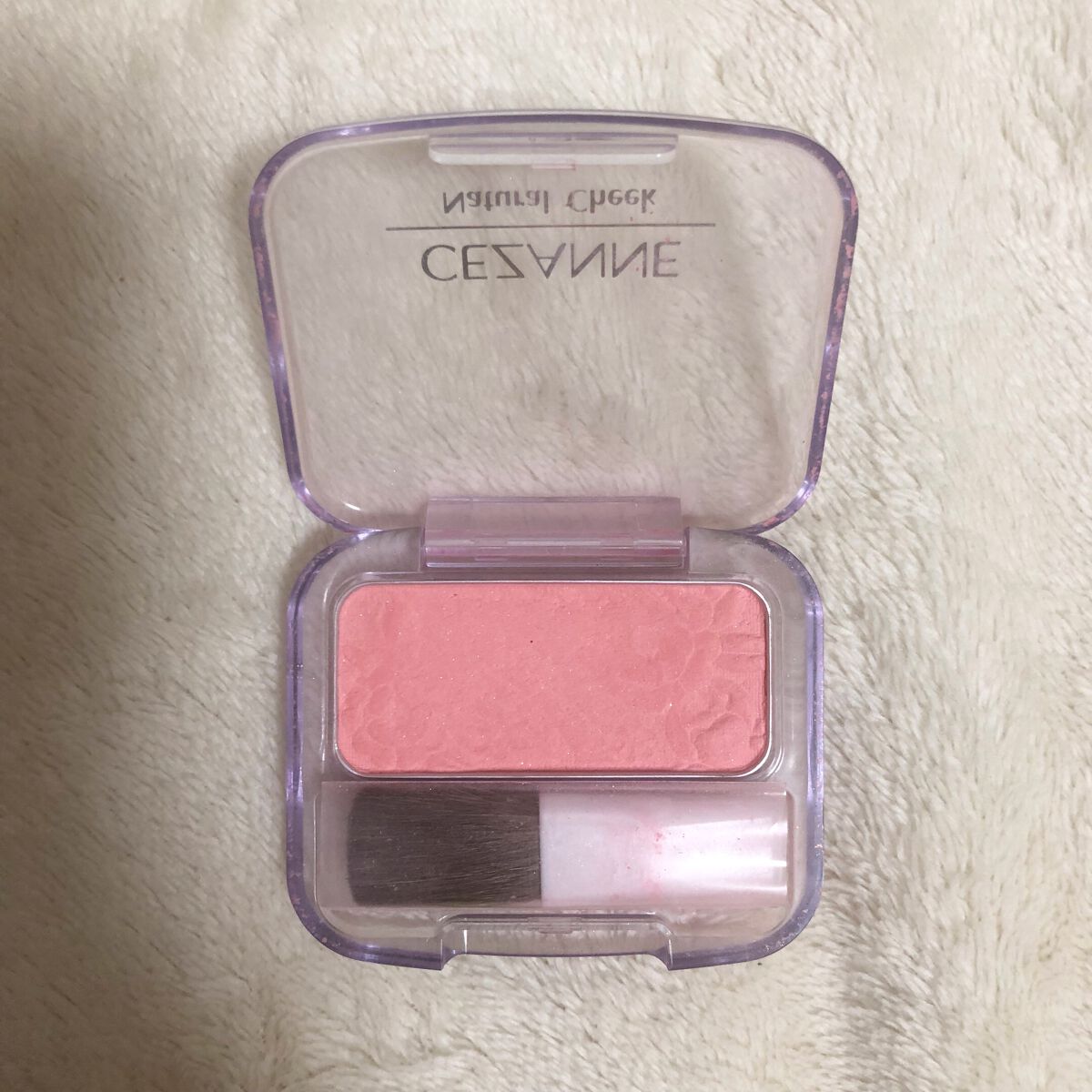 ナチュラル チークN 12 コーラルピンク/CEZANNE/パウダーチークを使ったクチコミ（1枚目）